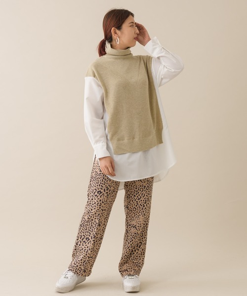 KATHARINE ROSS(キャサリンロス)の「【KATHARINE ROSS】シャツドッキングニットチュニック(チュニック・レディース・グレー/ブラック/ベージュ・MEDIUM)」の17枚目の写真