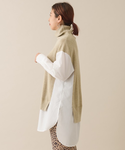 KATHARINE ROSS(キャサリンロス)の「【KATHARINE ROSS】シャツドッキングニットチュニック(チュニック・レディース・グレー/ブラック/ベージュ・MEDIUM)」の22枚目の写真