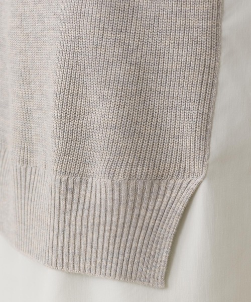 KATHARINE ROSS(キャサリンロス)の「【KATHARINE ROSS】シャツドッキングニットチュニック(チュニック・レディース・グレー/ブラック/ベージュ・MEDIUM)」の15枚目の写真