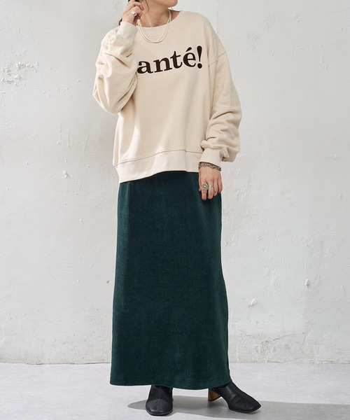 DISCOAT（ディスコート）の「カットコールナロースカート（スカート・レディース・ダークグリーン/ブラウン/グレー/マスタード/ホワイト系その他・MEDIUM/LARGE）」の14枚目の写真