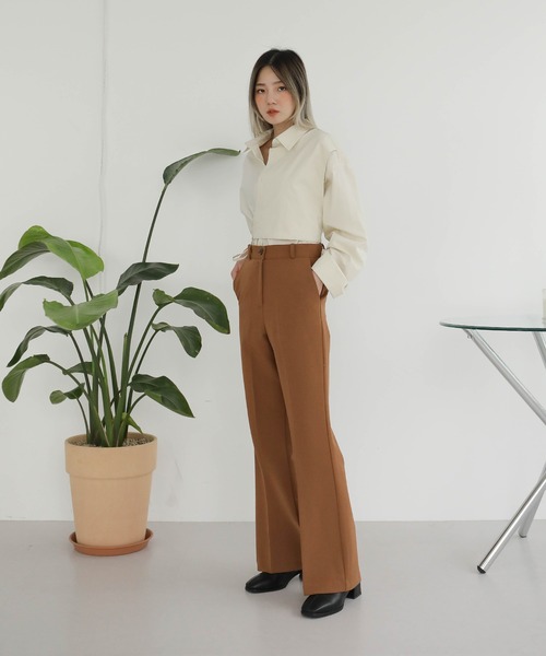 UNE MANSION（ユヌマンション）の「スクエアヒールアンクルブーツ（ブーツ・レディース・ブラック/アイボリー・25.0cm/24.0cm/23.0cm）」の21枚目の写真