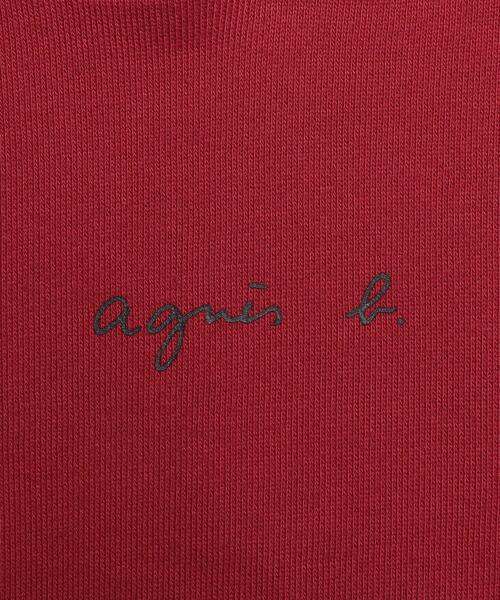 agnes b.（アニエスベー）の「WEB限定 S179 E SWEAT キッズ ロゴパーカー（パーカー・キッズ・レッド系その他・4YEAR/6YEAR/8YEAR/12YEAR/10YEAR）」の3枚目の写真