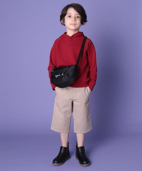 agnes b.（アニエスベー）の「WEB限定 S179 E SWEAT キッズ ロゴパーカー（パーカー・キッズ・レッド系その他・4YEAR/6YEAR/8YEAR/12YEAR/10YEAR）」の4枚目の写真