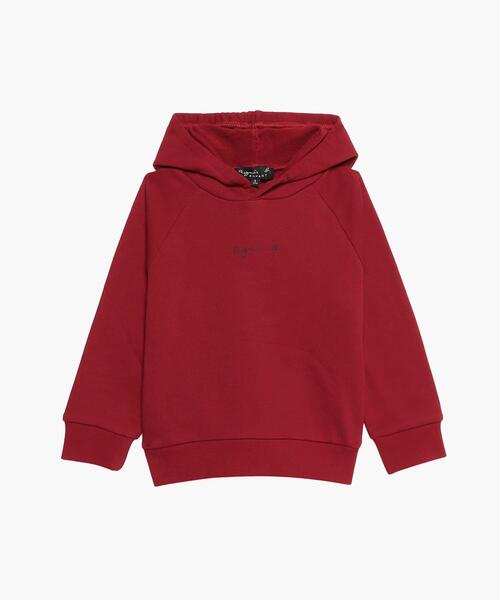 agnes b.（アニエスベー）の「WEB限定 S179 E SWEAT キッズ ロゴパーカー（パーカー・キッズ・レッド系その他・4YEAR/6YEAR/8YEAR/12YEAR/10YEAR）」の5枚目の写真