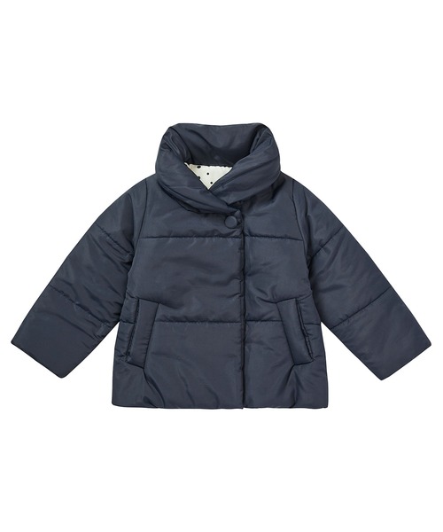 D.fesense（ディーフェセンス）の「中綿ショールカラーコート（ダウンジャケット/コート・キッズ・ピンク/ベージュ/ネイビー・110cm/90cm/100cm/80ｃｍ）」の6枚目の写真