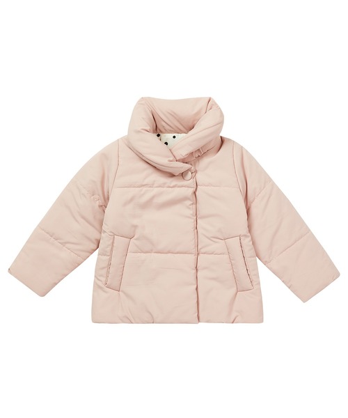 D.fesense（ディーフェセンス）の「中綿ショールカラーコート（ダウンジャケット/コート・キッズ・ピンク/ベージュ/ネイビー・110cm/90cm/100cm/80ｃｍ）」の7枚目の写真