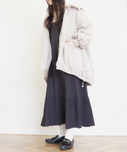 【美品】♡MOGA コート（フード付き）♡ 極美品 MOGA フード付き軽量ロングコート