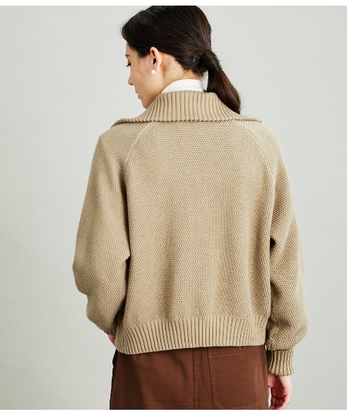 SIPULI（シプリ）の「Traceable Organic Cotton ダブルフェイスブルゾン（ブルゾン・レディース・ライトグリーン/ベージュ・3/2）」の4枚目の写真