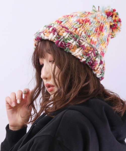 mugiwaraさん用モーニング② NAKASHIMA SELECT カラフルMIXボンボンワッチ（ニットキャップ