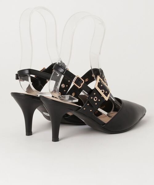 LibertyDoll（リバティードール）の「Liberty Doll / スリングバックピンヒールスタッズミュールパンプス (1164)（パンプス・レディース・ブラック/ベージュ/ワイン/アイボリー/シルバー・LL/S/M/L/SS/3L）」の11枚目の写真