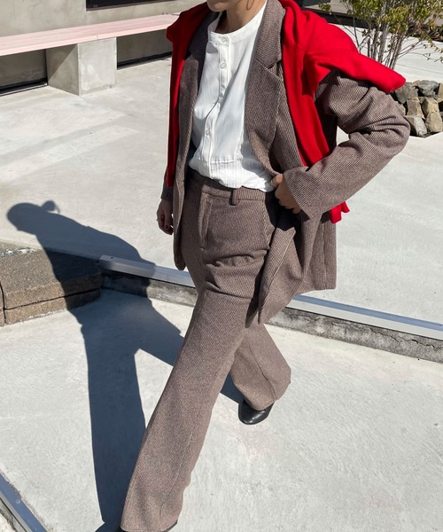 rectangle by ryon（レクタングルバイリョン）の「【rectangle by ryon】テーラードジャケット（テーラードジャケット・レディース・ブラック/ブラウン・FREE）」の17枚目の写真