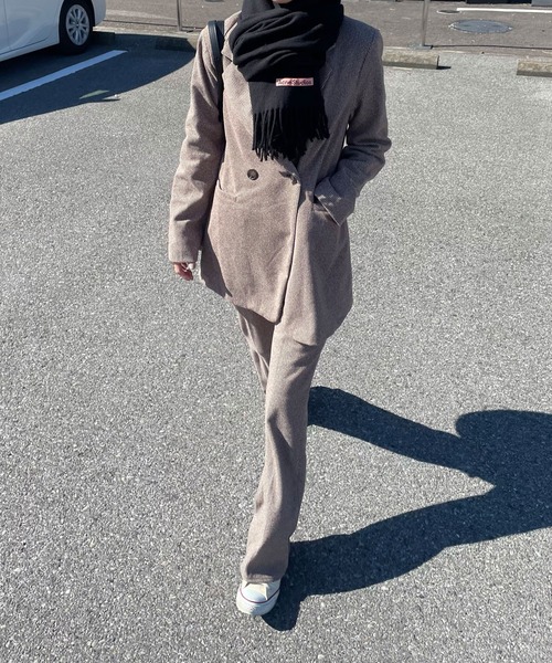 rectangle by ryon（レクタングルバイリョン）の「【rectangle by ryon】テーラードジャケット（テーラードジャケット・レディース・ブラック/ブラウン・FREE）」の18枚目の写真