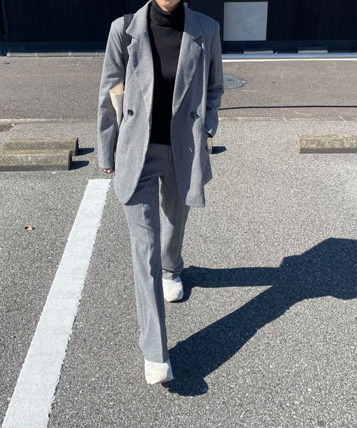 rectangle by ryon（レクタングルバイリョン）の「【rectangle by ryon】テーラードジャケット（テーラードジャケット・レディース・ブラック/ブラウン・FREE）」の21枚目の写真