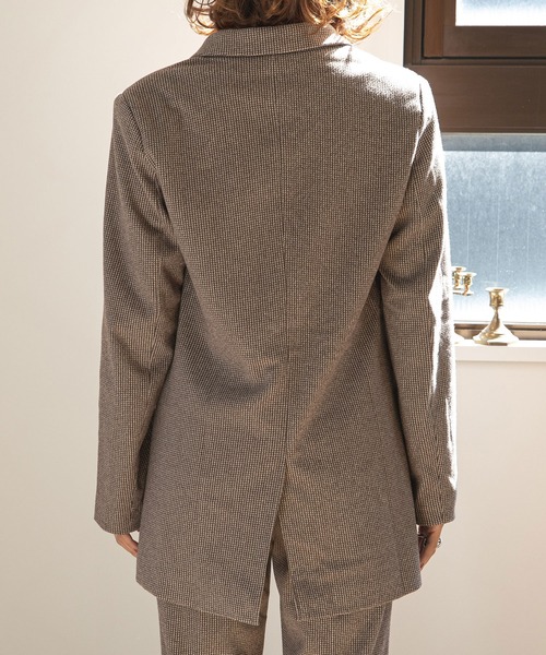 rectangle by ryon（レクタングルバイリョン）の「【rectangle by ryon】テーラードジャケット（テーラードジャケット・レディース・ブラック/ブラウン・FREE）」の8枚目の写真