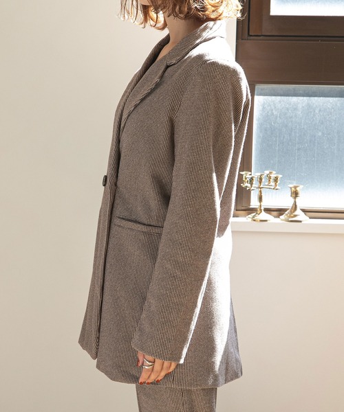 rectangle by ryon（レクタングルバイリョン）の「【rectangle by ryon】テーラードジャケット（テーラードジャケット・レディース・ブラック/ブラウン・FREE）」の7枚目の写真