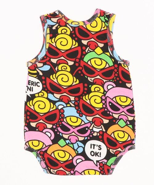 プ*読様 【人気柄】ヒスミニ リトルフォー 総柄ロンパース HYSTERIC MINI（ヒステリックミニ） ベビー服 ロンパース HYSTERIC