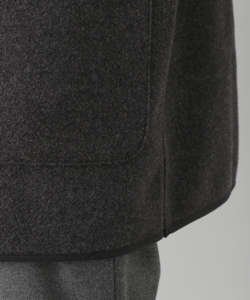 GLOBAL WORK（グローバルワーク）の「ウーリーテック　カーディガン/236211（カーディガン/ボレロ・メンズ・チャコールグレー/ダークブラウン・MEDIUM/LARGE）」の4枚目の写真