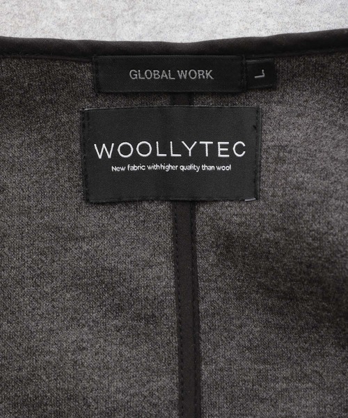 GLOBAL WORK（グローバルワーク）の「ウーリーテック　カーディガン/236211（カーディガン/ボレロ・メンズ・チャコールグレー/ダークブラウン・MEDIUM/LARGE）」の20枚目の写真