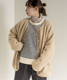 DESCENTE | 【DESCENTE/デサント】DDD BOA FLEECE CARDIGAN ボアフリースカーディガン(カーディガン/ボレロ)