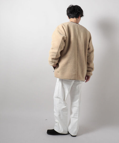 DESCENTE(デサント)の「【DESCENTE/デサント】DDD BOA FLEECE CARDIGAN ボアフリースカーディガン(カーディガン/ボレロ・メンズ・ブラック/グレー/ベージュ・LARGE/MEDIUM)」の21枚目の写真