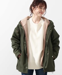 DRESKIP | 【撥水】長袖ボアライナー付きマウンテンパーカー(ブルゾン)