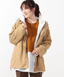 DRESKIP（ドレスキップ）の「◆【撥水】長袖ボアライナー付きマウンテンパーカー（ブルゾン）」