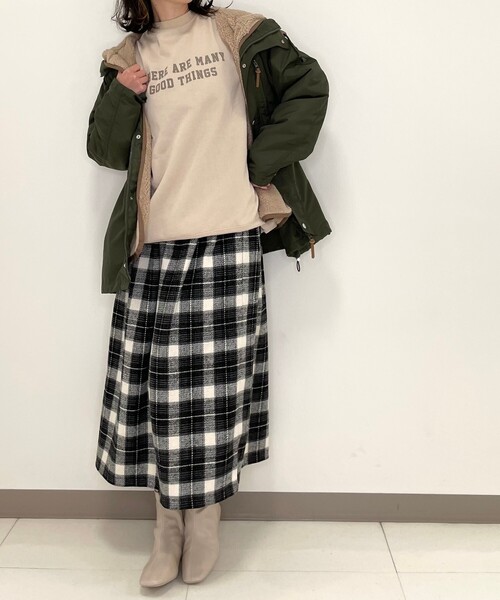 DRESKIP(ドレスキップ)の「◆【撥水】長袖ボアライナー付きマウンテンパーカー(ブルゾン・レディース・ブラック/カーキ/サンドベージュ・02/03/04)」の17枚目の写真