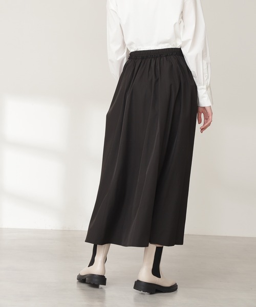 N.(N. Natural Beauty Basic)(エヌエヌナチュラルビューティーベーシック)の「◆ボリュームファイユスカート(スカート・レディース・ブラック/オフホワイト/イエロー・MEDIUM)」の16枚目の写真