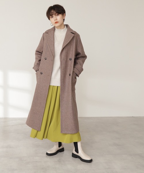 N.(N. Natural Beauty Basic)(エヌエヌナチュラルビューティーベーシック)の「◆ボリュームファイユスカート(スカート・レディース・ブラック/オフホワイト/イエロー・MEDIUM)」の14枚目の写真