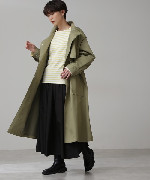 N.(N. Natural Beauty Basic)(エヌエヌナチュラルビューティーベーシック)の「◆ボリュームファイユスカート(スカート・レディース・ブラック/オフホワイト/イエロー・MEDIUM)」の19枚目の写真