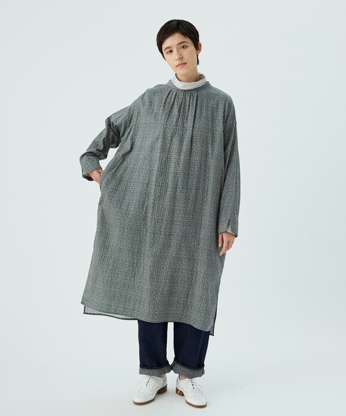 小紋プリントチュニックワンピース ワンピース Conges Payes Adieu Tristesse コンジェ ペイエ アデュートリステス のファッション通販 Zozotown