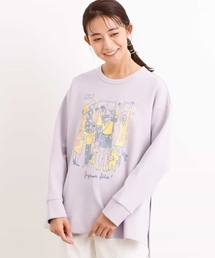 MK MICHEL KLEIN | サイドスリット ダンボールプルオーバー/Marina Vandel×MICHEL KLEIN(Tシャツ/カットソー)