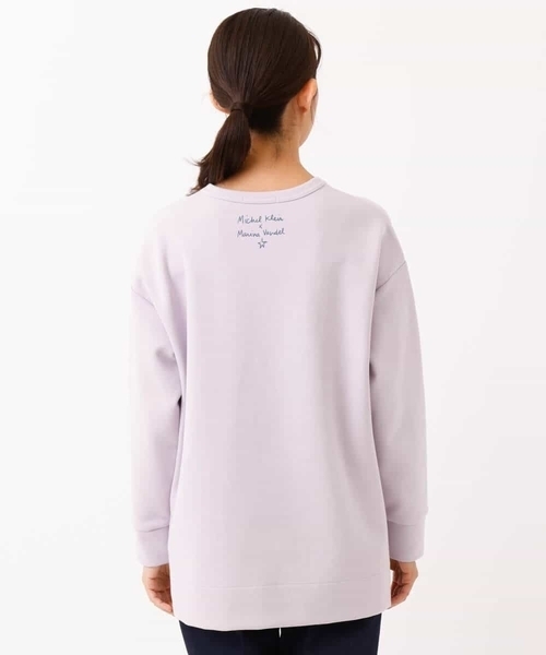 MK MICHEL KLEIN(エムケーミッシェルクラン)の「サイドスリット ダンボールプルオーバー/Marina Vandel×MICHEL KLEIN(Tシャツ/カットソー・レディース・ベージュ/ライトパープル・38)」の13枚目の写真