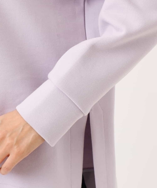 MK MICHEL KLEIN(エムケーミッシェルクラン)の「サイドスリット ダンボールプルオーバー/Marina Vandel×MICHEL KLEIN(Tシャツ/カットソー・レディース・ベージュ/ライトパープル・38)」の10枚目の写真