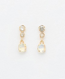 K10 イエローゴールド オパール ピアス BLOOM/ブルーム WEB限定