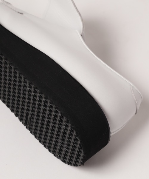 CULLNI（クルニ）の「SH-016　レザータンドレスシューズ（ドレスシューズ・メンズ・ホワイト/ブラック・1/2）」の6枚目の写真