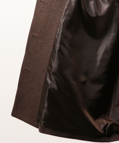 mizuiroind(ミズイロインド)の「stand collar wide coat(その他アウター・レディース・グレー/ブラック/ブラウン・F)」の5枚目の写真