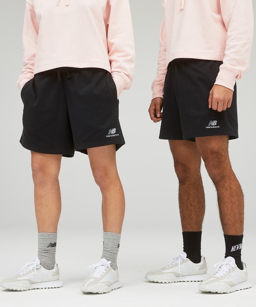 NEW BALANCE（ニューバランス）の「NB Essentials uni-ssentials スウェットショーツ（その他パンツ・メンズ・ホワイト/ネイビー/ブラック/グリーン系その他・01/02/04/03/05/00）」の2枚目の写真
