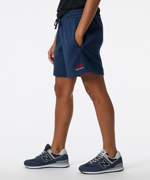 NEW BALANCE（ニューバランス）の「NB Essentials uni-ssentials スウェットショーツ（その他パンツ・メンズ・ホワイト/ネイビー/ブラック/グリーン系その他・01/02/04/03/05/00）」の15枚目の写真