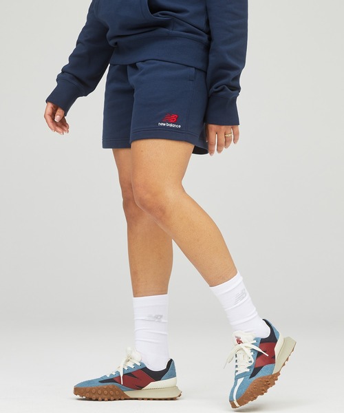 NEW BALANCE（ニューバランス）の「NB Essentials uni-ssentials スウェットショーツ（その他パンツ・メンズ・ホワイト/ネイビー/ブラック/グリーン系その他・01/02/04/03/05/00）」の14枚目の写真