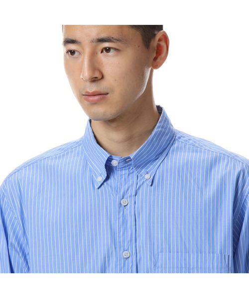 SOPHNET.（ソフネット）の「STAR ELBOW PATCHED BIG B.D SHIRT（シャツ/ブラウス・メンズ・ネイビー/ホワイト・X-LARGE/LARGE/MEDIUM/SMALL）」の6枚目の写真