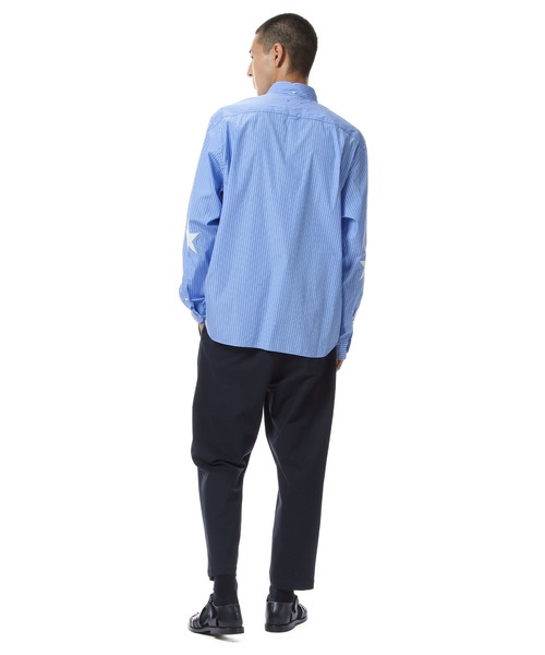 SOPHNET.（ソフネット）の「STAR ELBOW PATCHED BIG B.D SHIRT（シャツ/ブラウス・メンズ・ネイビー/ホワイト・X-LARGE/LARGE/MEDIUM/SMALL）」の9枚目の写真