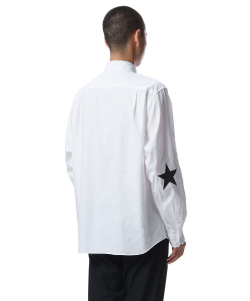SOPHNET.（ソフネット）の「STAR ELBOW PATCHED BIG B.D SHIRT（シャツ/ブラウス・メンズ・ネイビー/ホワイト・X-LARGE/LARGE/MEDIUM/SMALL）」の13枚目の写真