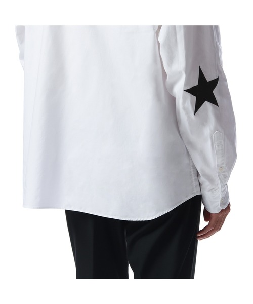 SOPHNET.（ソフネット）の「STAR ELBOW PATCHED BIG B.D SHIRT（シャツ/ブラウス・メンズ・ネイビー/ホワイト・X-LARGE/LARGE/MEDIUM/SMALL）」の5枚目の写真