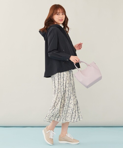 ANY SIS(エニィスィス)の「【撥水加工】2WAYレディ ブルゾン(ブルゾン・レディース・ライトグレー系/ベージュ系/アイボリー系/ネイビー系・1/2/3)」の7枚目の写真