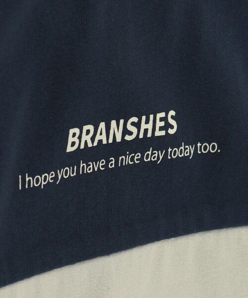 BRANSHES(ブランシェス)の「【カラー切り替え】コットン長袖Tシャツ ロンT<br>(Tシャツ/カットソー・キッズ・杢グレー/ベージュ/チャコールグレー・120/140/90/110/150/100/130)」の9枚目の写真