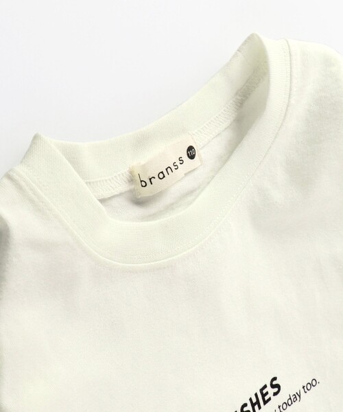 BRANSHES(ブランシェス)の「【カラー切り替え】コットン長袖Tシャツ ロンT<br>(Tシャツ/カットソー・キッズ・杢グレー/ベージュ/チャコールグレー・120/140/90/110/150/100/130)」の8枚目の写真