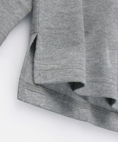 BRANSHES(ブランシェス)の「【カラー切り替え】コットン長袖Tシャツ ロンT<br>(Tシャツ/カットソー・キッズ・杢グレー/ベージュ/チャコールグレー・120/140/90/110/150/100/130)」の17枚目の写真