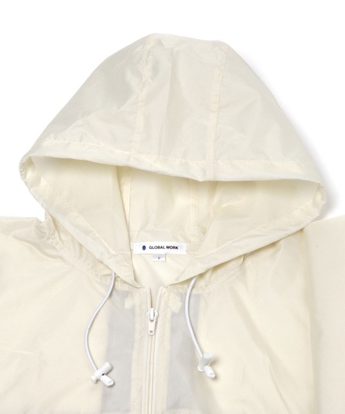 GLOBAL WORK（グローバルワーク）の「撥水レインポンチョ/236661（ポンチョ・レディース・ベージュ/グレー/グリーン・FREE）」の12枚目の写真