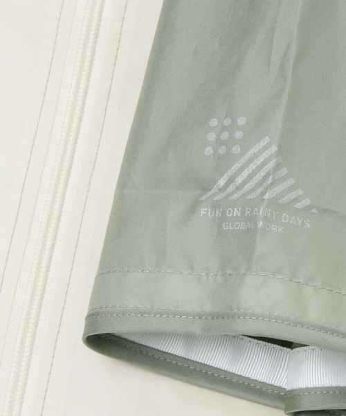 GLOBAL WORK（グローバルワーク）の「撥水レインポンチョ/236661（ポンチョ・レディース・ベージュ/グレー/グリーン・FREE）」の15枚目の写真